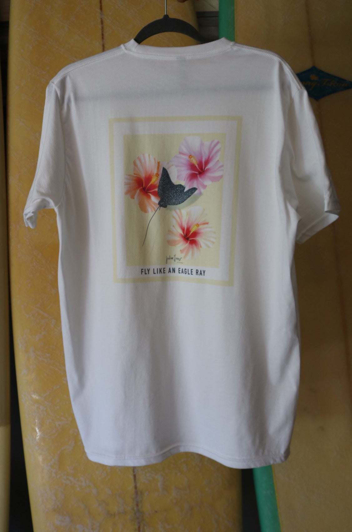 ‘Fly Like An Eagle Ray’ Organic T-Shirt