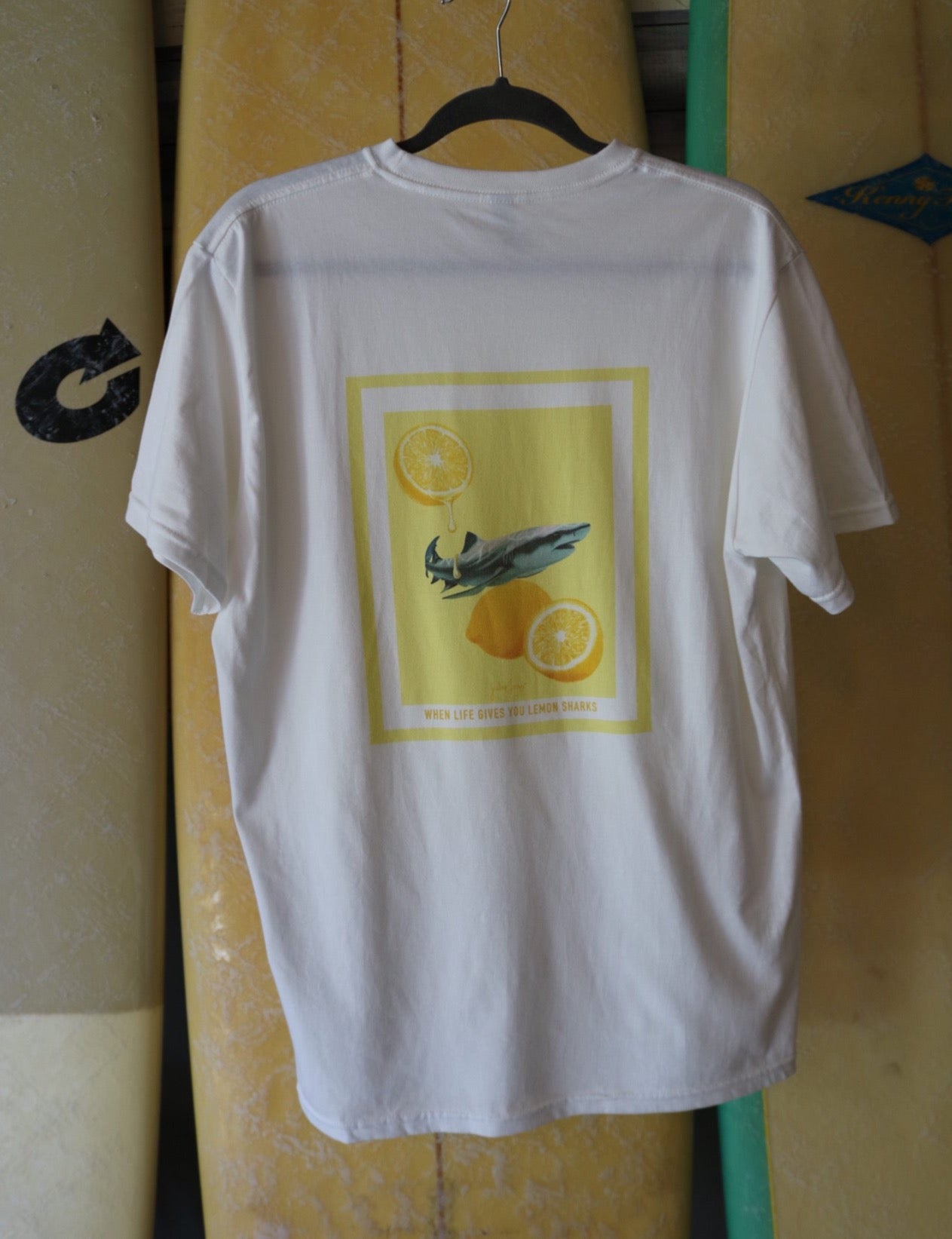 ‘When Life Gives You Lemon Sharks’ Organic T-Shirt