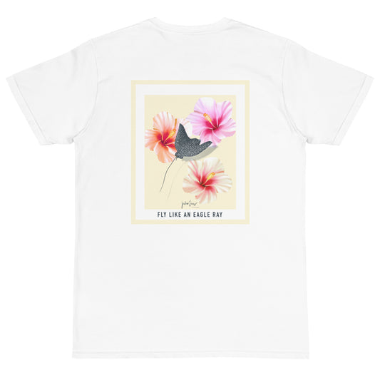 ‘Fly Like An Eagle Ray’ Organic T-Shirt